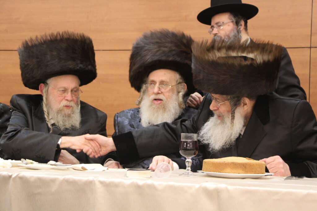 גלריה: שמחת נישואי בן האדמו"ר מרימנוב