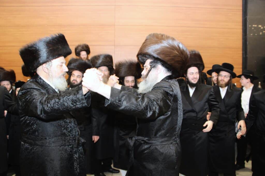 גלריה: שמחת נישואי בן האדמו"ר מרימנוב