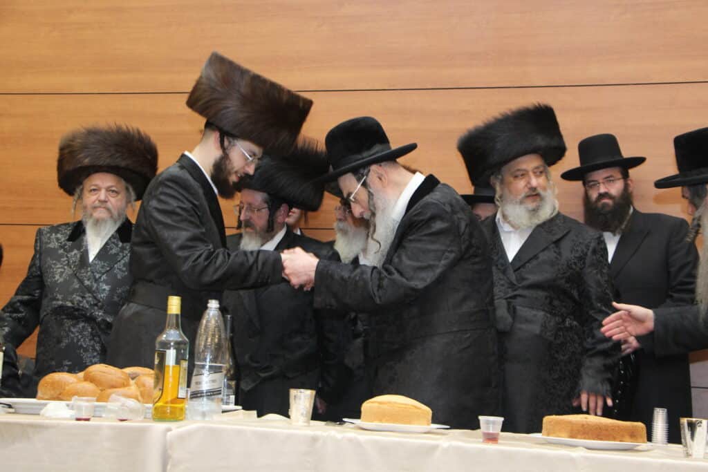 גלריה: שמחת נישואי בן האדמו"ר מרימנוב