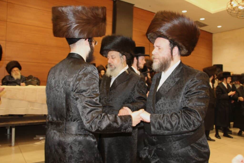 גלריה: שמחת נישואי בן האדמו"ר מרימנוב