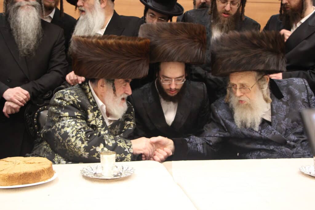 גלריה: שמחת נישואי בן האדמו"ר מרימנוב