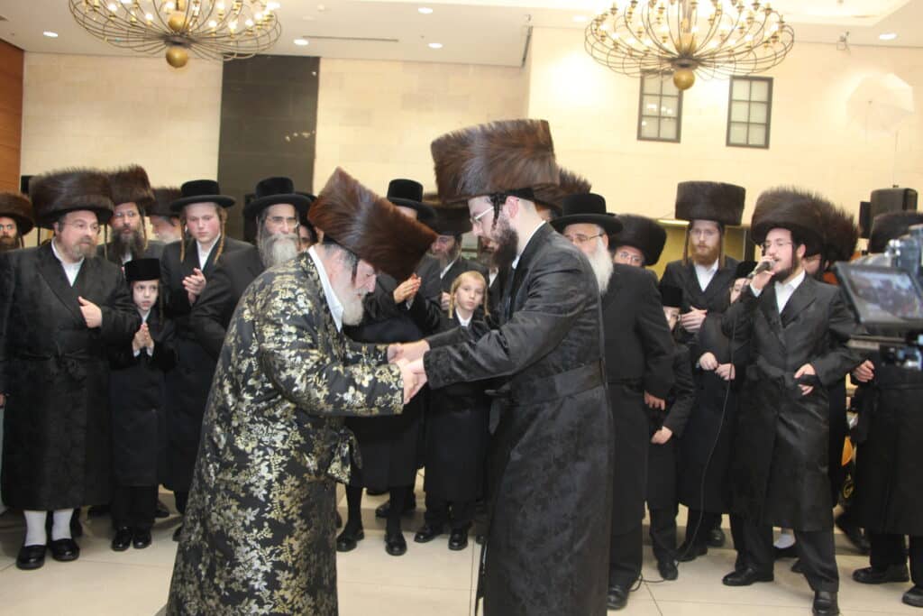 גלריה: שמחת נישואי בן האדמו"ר מרימנוב