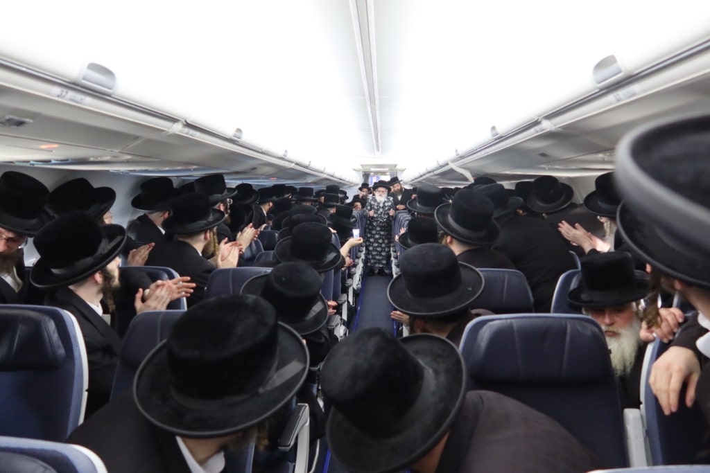 גלריה: מסע הבזק של הרבי מויז'ניץ לאנטוורפן