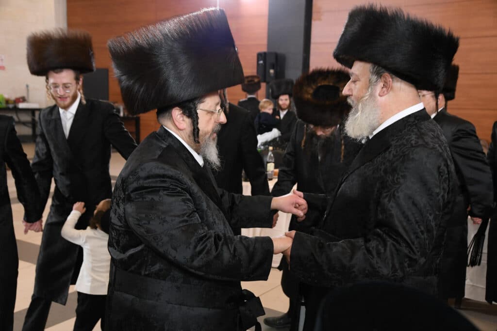 גלריה: שמחת נישואי בן האדמו"ר מרימנוב