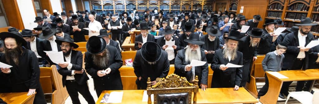 מעמד בקשת הגאולה בהשתתפות כלל הקהילות 