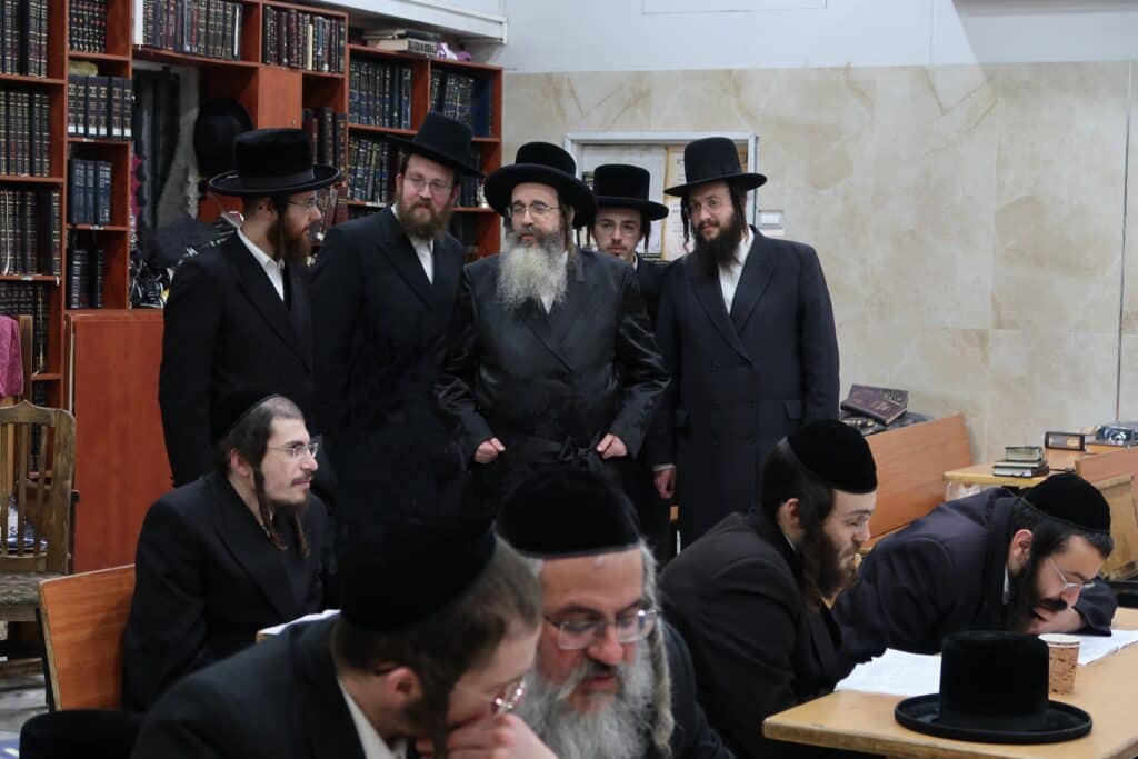 האדמו"ר חיזק את אברכי הכולל המרכזי