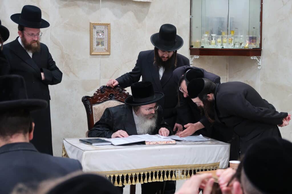 האדמו"ר חיזק את אברכי הכולל המרכזי