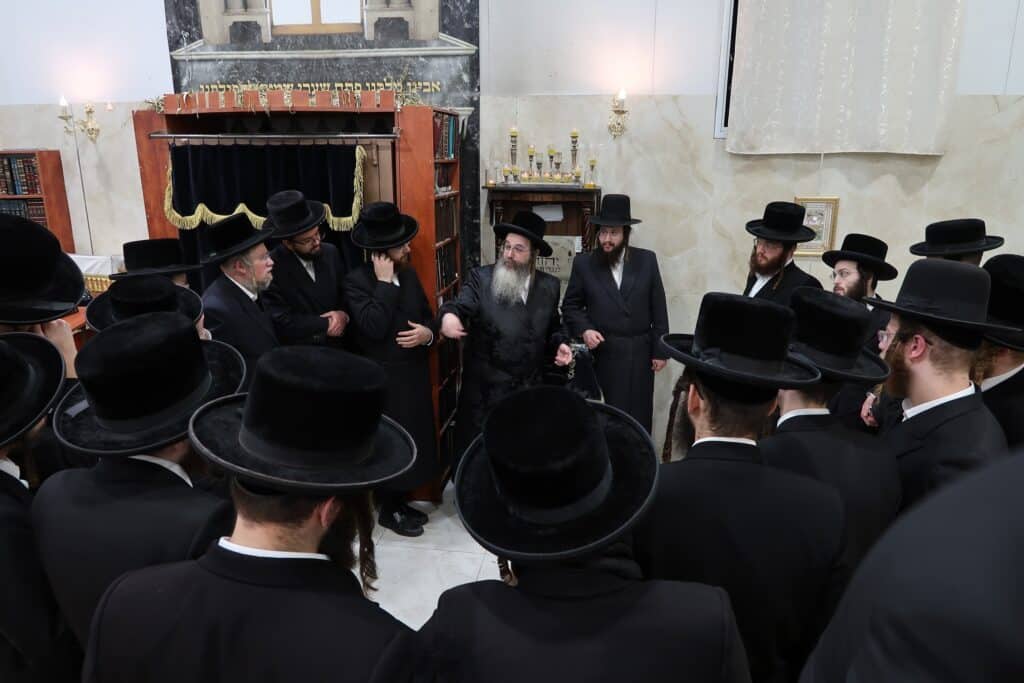 האדמו"ר חיזק את אברכי הכולל המרכזי