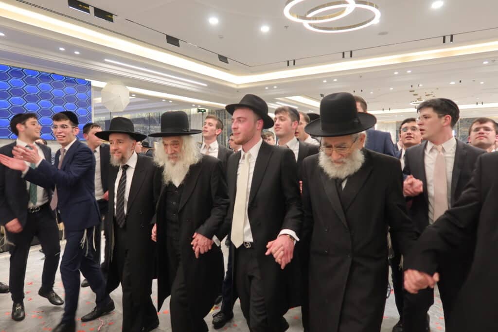 שמחת נישואי נכדת מרן הגרמ"צ ברגמן