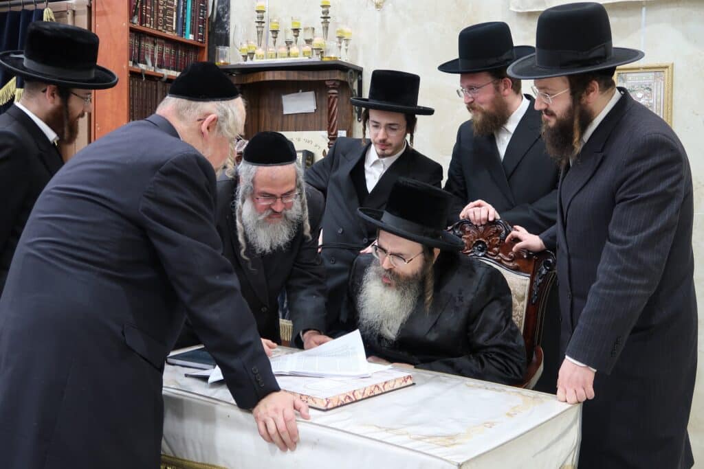 האדמו"ר חיזק את אברכי הכולל המרכזי