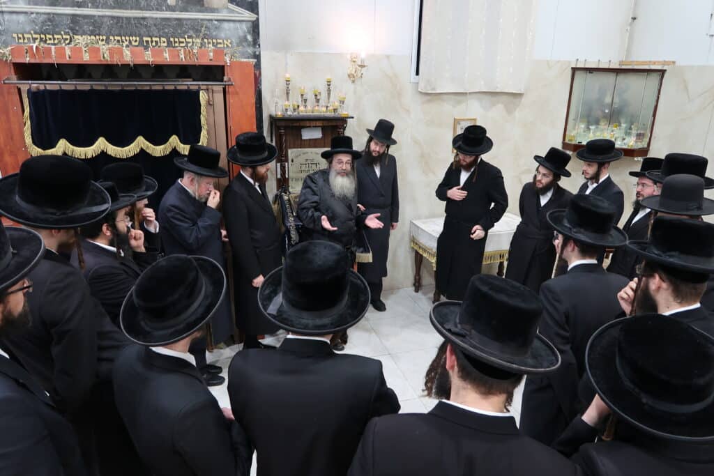 האדמו"ר חיזק את אברכי הכולל המרכזי