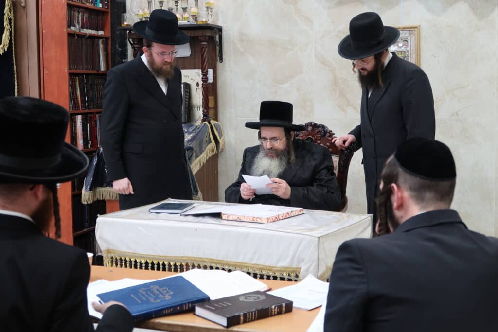 האדמו"ר חיזק את אברכי הכולל המרכזי