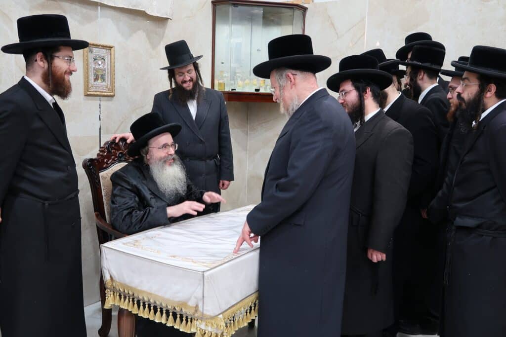 האדמו"ר חיזק את אברכי הכולל המרכזי