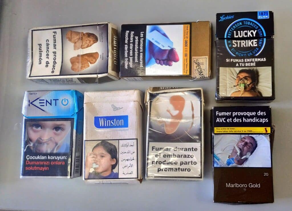 בקרוב בישראל: אזהרות עם תמונות של נזקי עישון על קופסאות הסיגריות