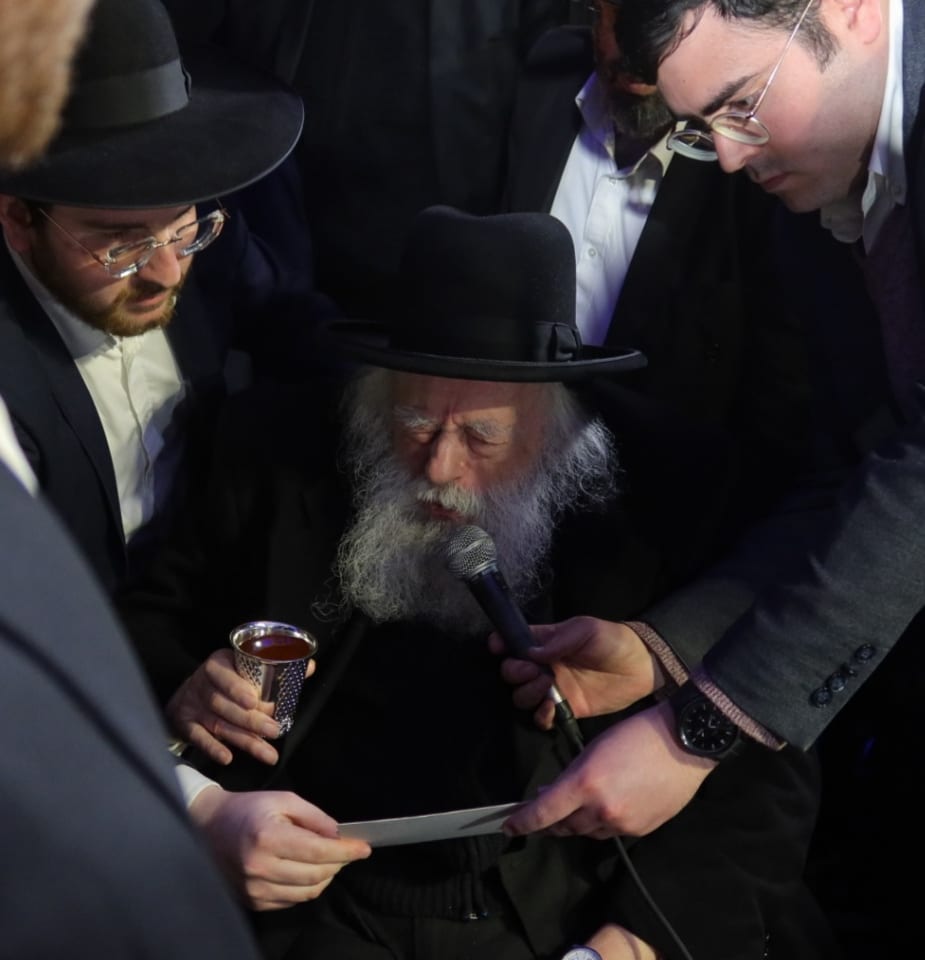 שמחת נישואי נכדת מרן הגרמ"צ ברגמן