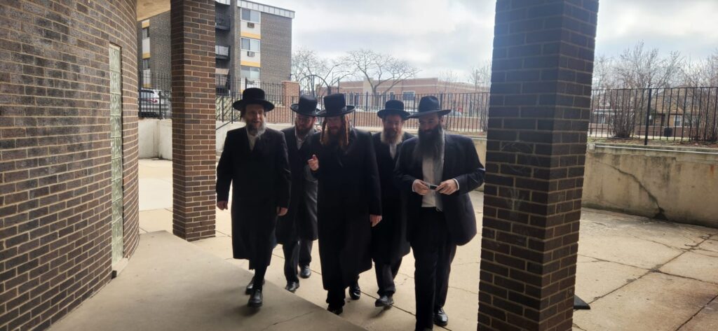 כ"ק האדמ"ר מקאליב במסע חיזוק בשיקגו