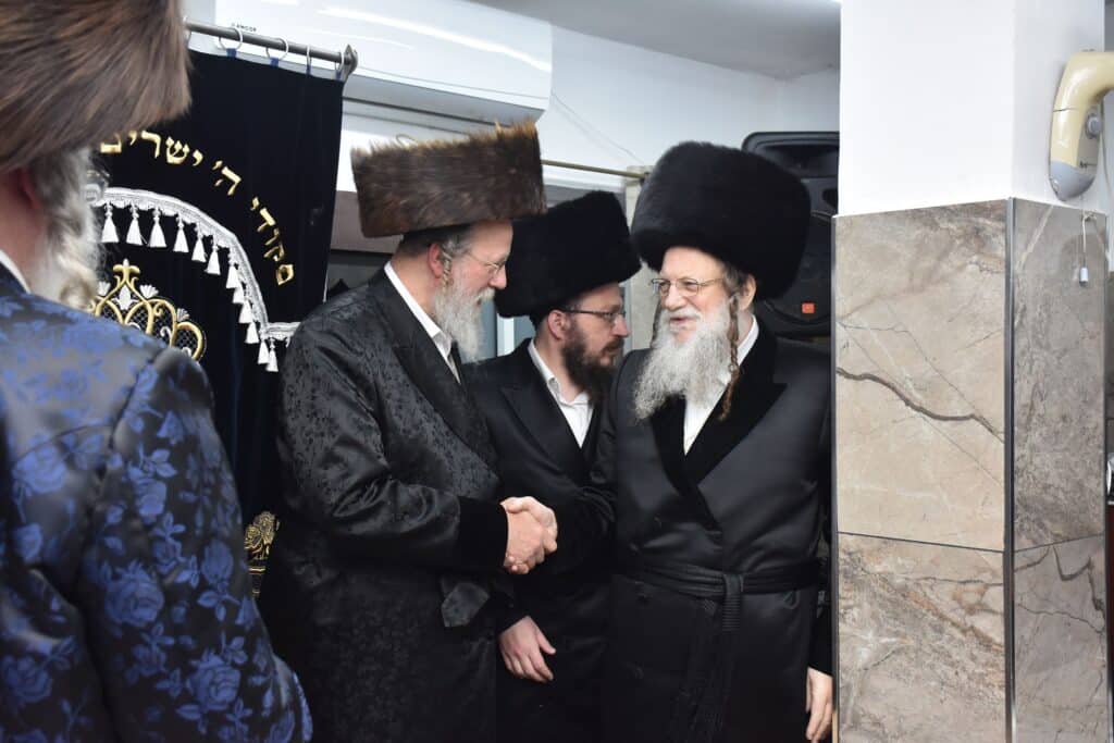 הרבי ערך שבע ברכות ורקד עם החתן