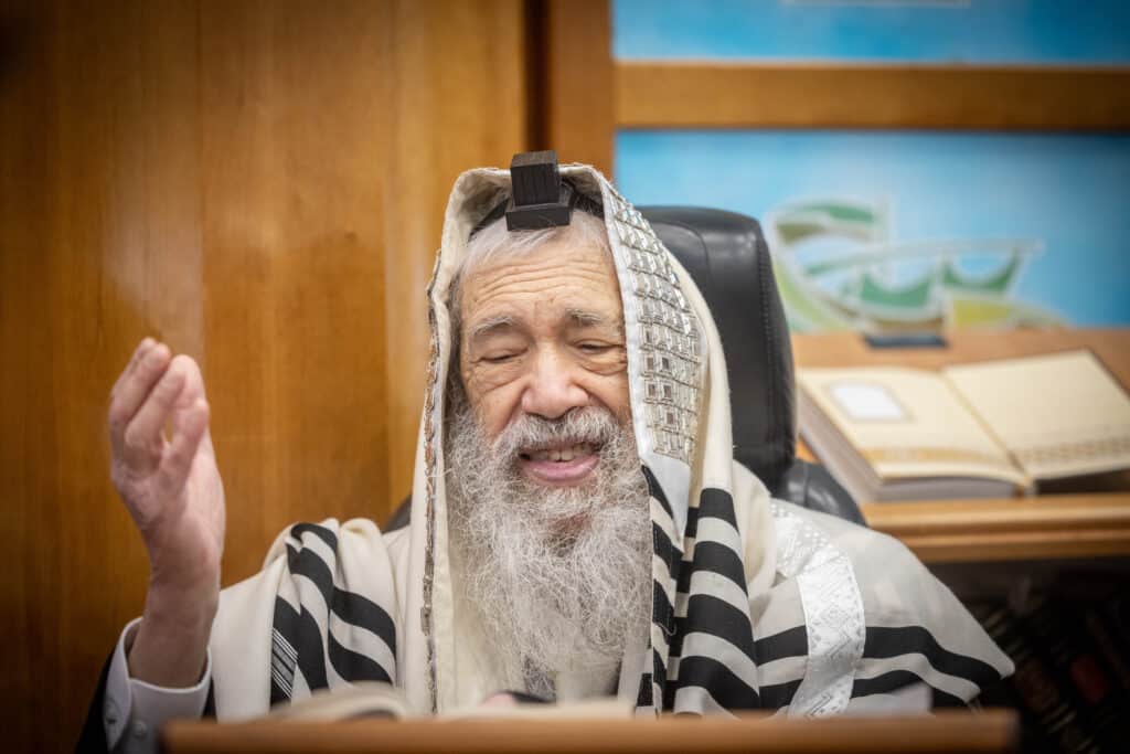 אלפים השתתפו בברית לבנו בכורו של ראש הישיבה הישיש