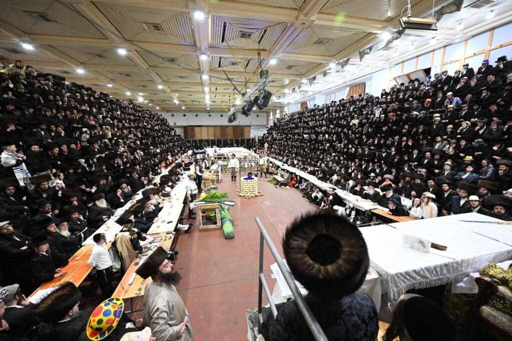 גלריה משמחת הפורים בחסידות צאנז