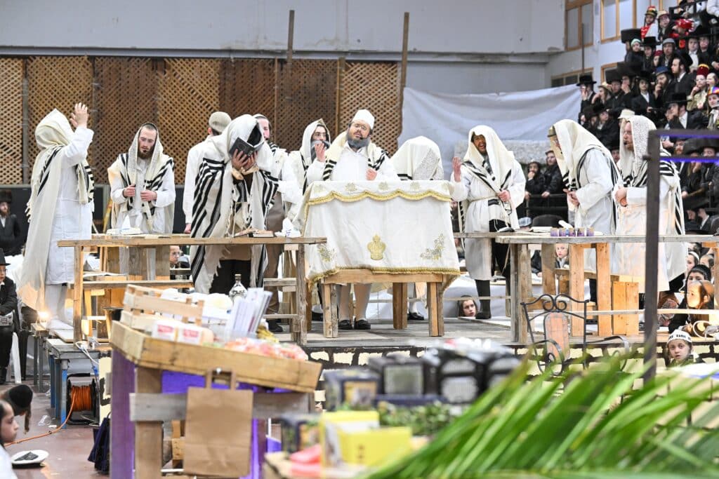 גלריה משמחת הפורים בחסידות צאנז