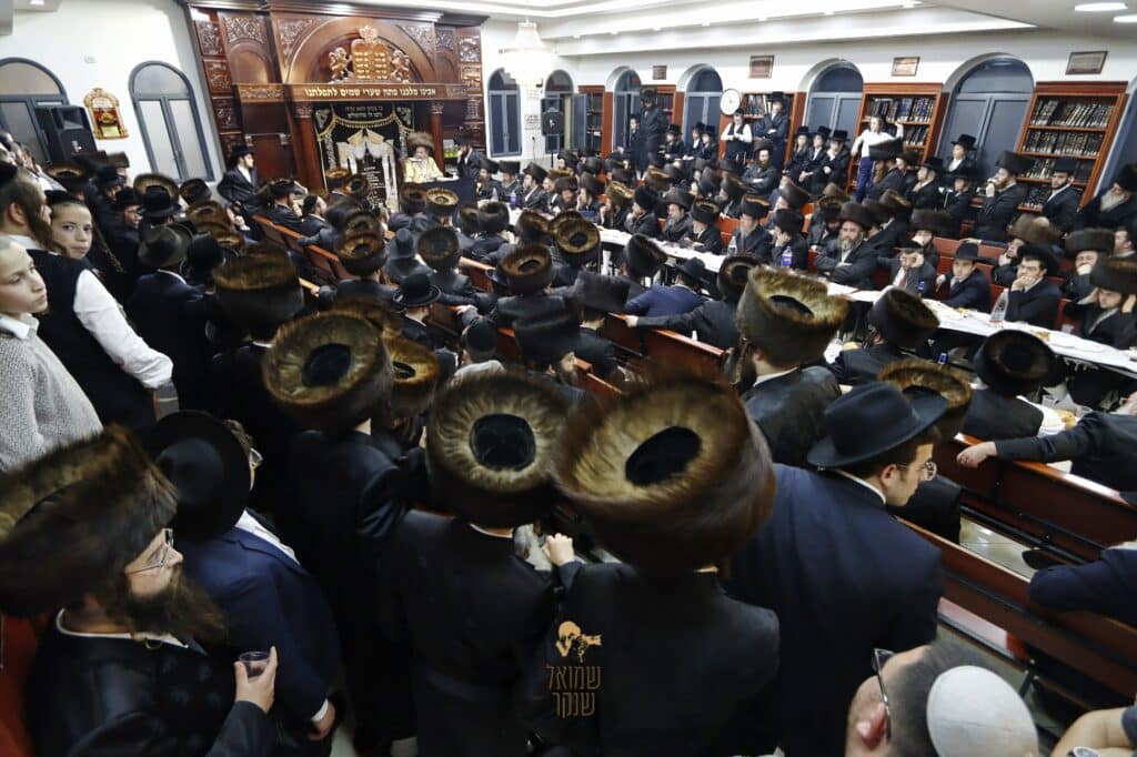 התרגשות בחיפה: רבי מיילך בידרמן בסעודת מלווה מלכה