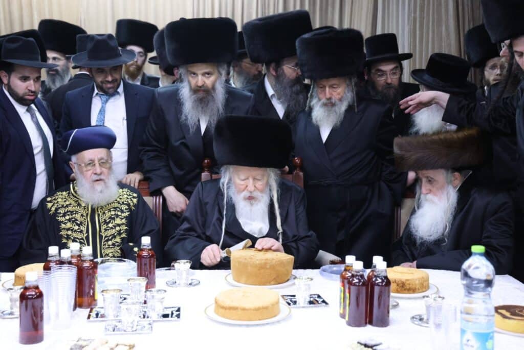 תיעוד: אלפים בשמחת נישואי נכד כ"ק האדמו"ר מגור