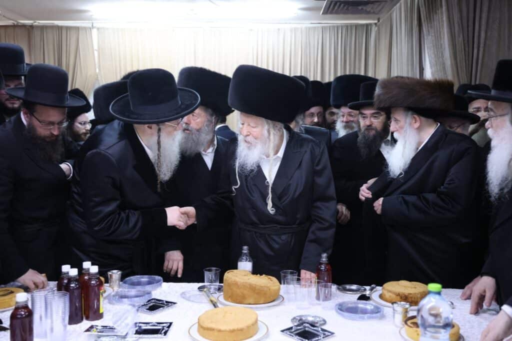 תיעוד: אלפים בשמחת נישואי נכד כ"ק האדמו"ר מגור