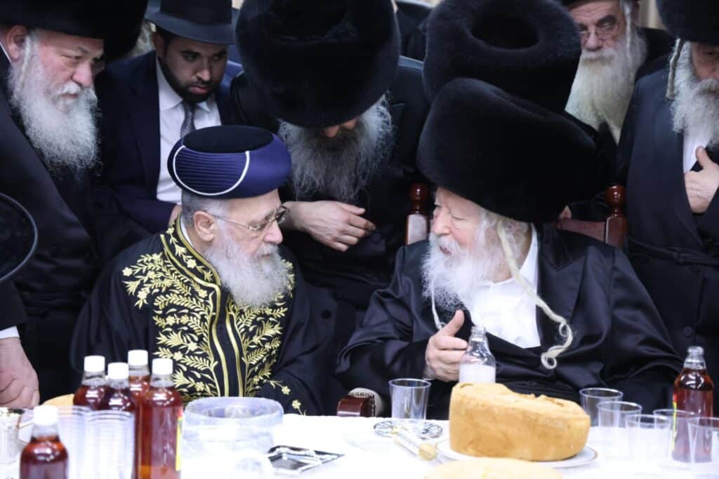 תיעוד: אלפים בשמחת נישואי נכד כ"ק האדמו"ר מגור