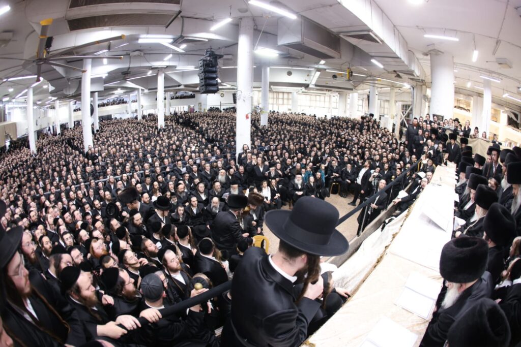 תיעוד: אלפים בשמחת נישואי נכד כ"ק האדמו"ר מגור