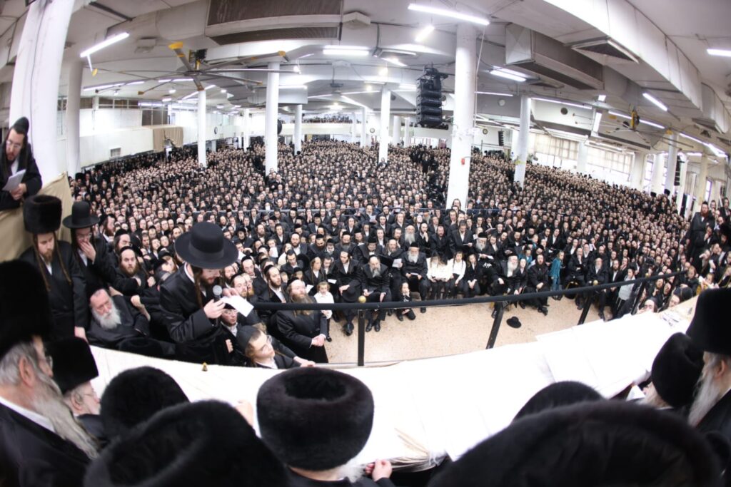 תיעוד: אלפים בשמחת נישואי נכד כ"ק האדמו"ר מגור