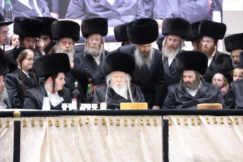 תיעוד: אלפים בשמחת נישואי נכד כ"ק האדמו"ר מגור