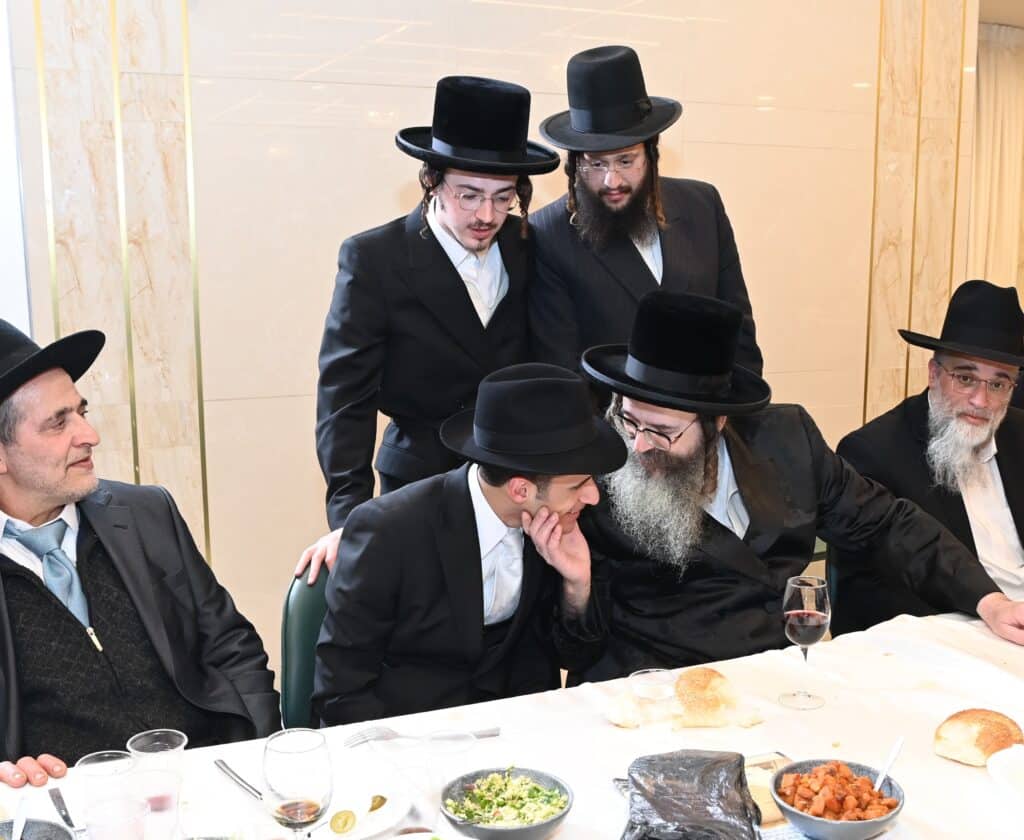 גלריה: גדולי ישראל בחתונת נכד המקובל הספרדי 