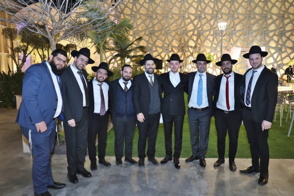 יו"ר המועצה הדתית בצפת חיתן את בנו, בכירי ש"ס הגיעו