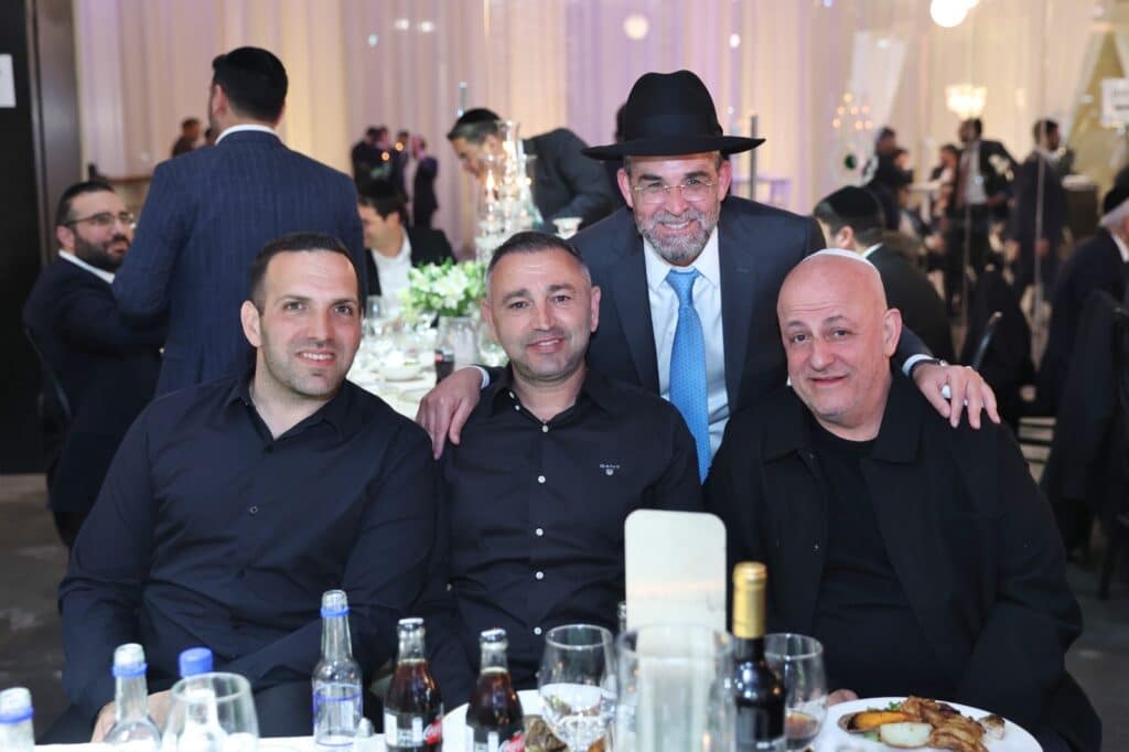 יו"ר המועצה הדתית בצפת חיתן את בנו, בכירי ש"ס הגיעו