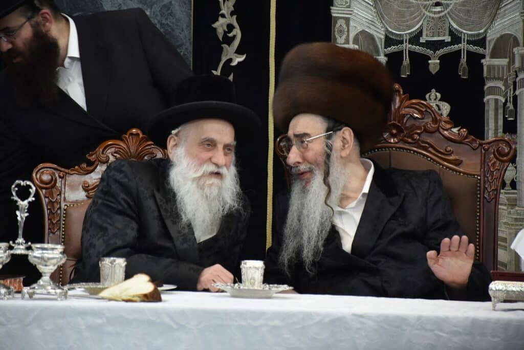 הטיש של האדמו"ר מאלכסנדר לרגל היורצאייט