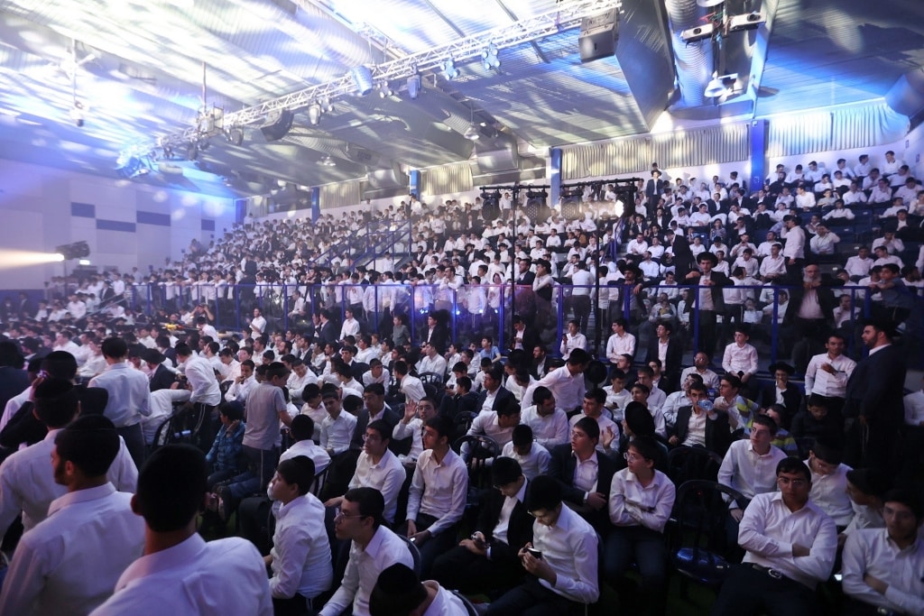 גלריה: אלפי בני הישיבות השתתפו במעמד הכנה לליל הסדר