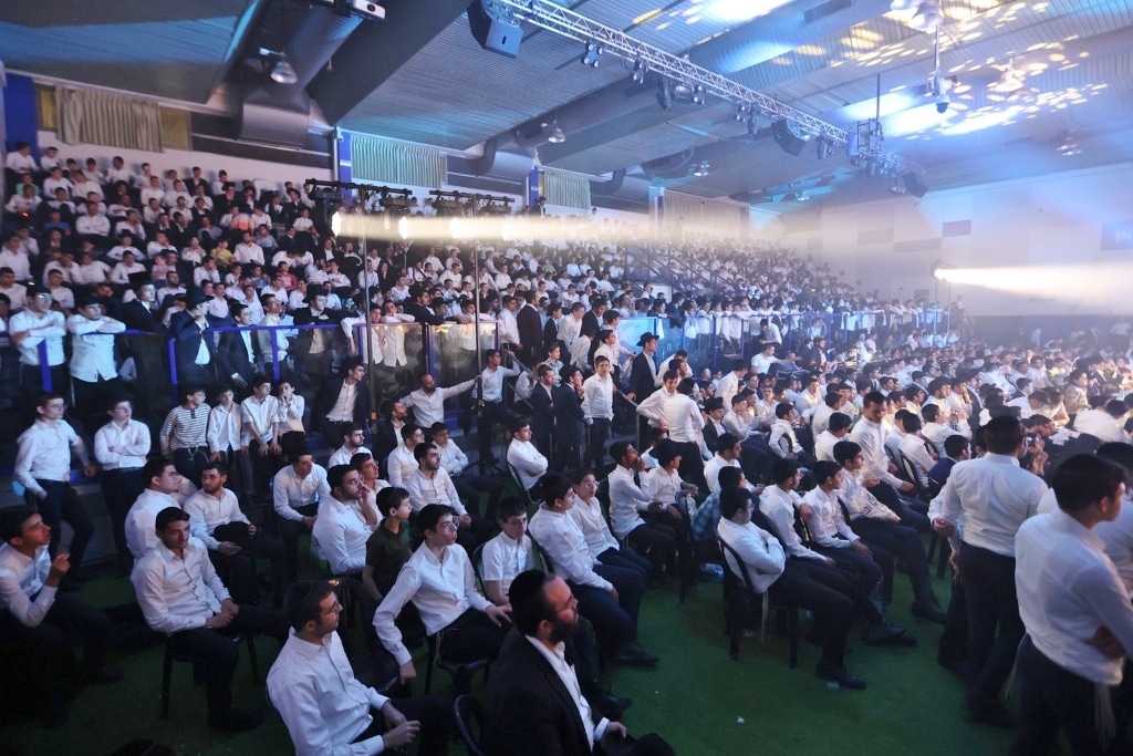 גלריה: אלפי בני הישיבות השתתפו במעמד הכנה לליל הסדר