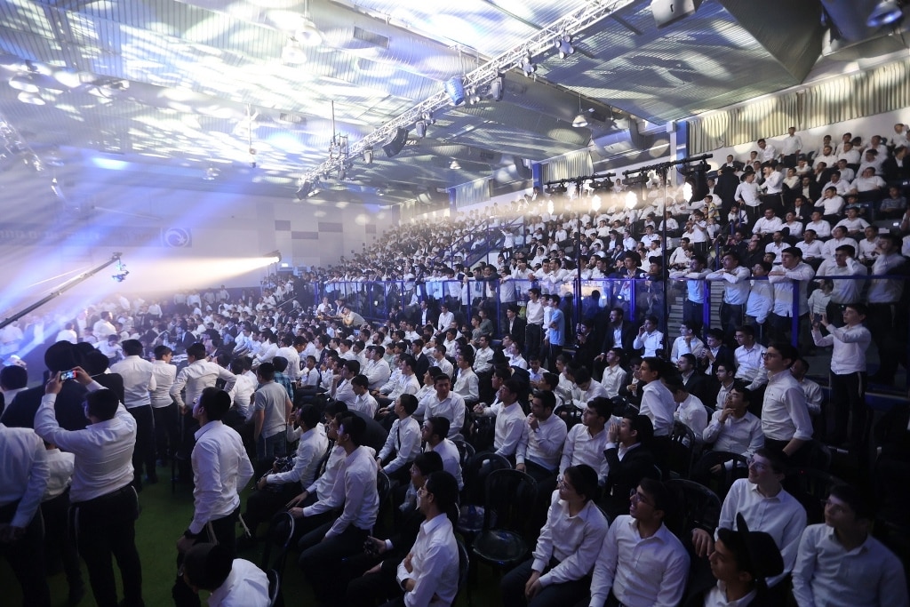 גלריה: אלפי בני הישיבות השתתפו במעמד הכנה לליל הסדר