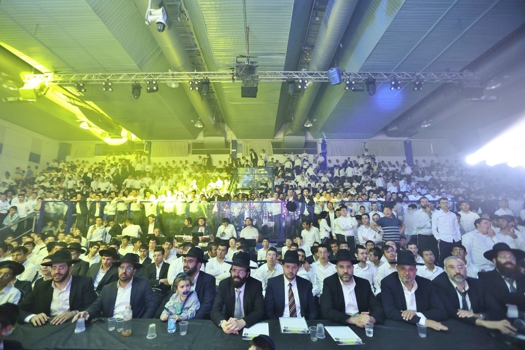 גלריה: אלפי בני הישיבות השתתפו במעמד הכנה לליל הסדר