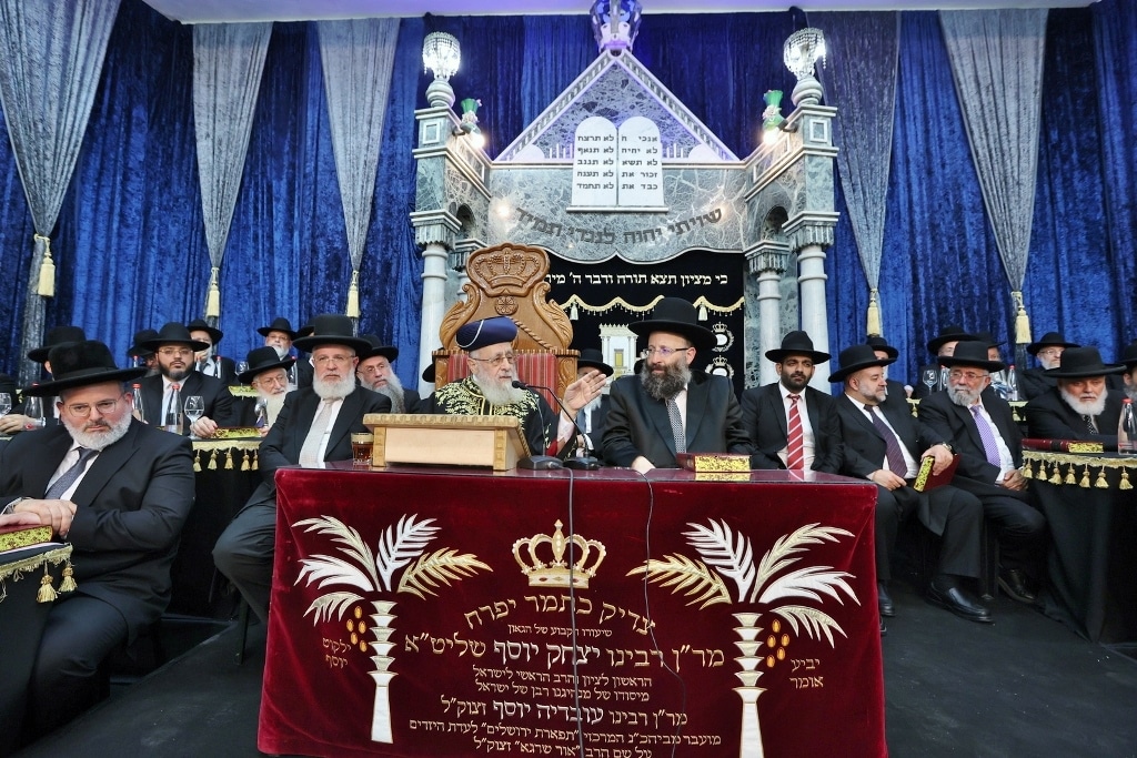 הקבלת פני רבו למרן הראש"ל הגר"י יוסף • גלריה