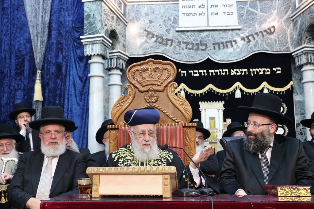 הקבלת פני רבו למרן הראש"ל הגר"י יוסף • גלריה