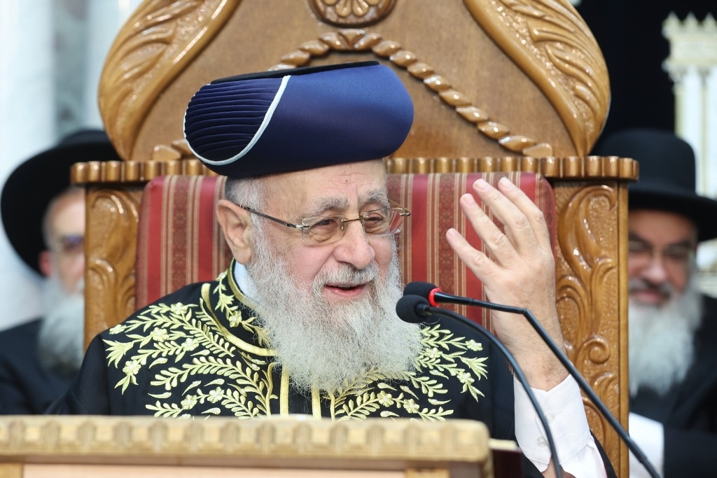 הקבלת פני רבו למרן הראש"ל הגר"י יוסף • גלריה