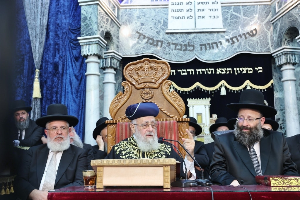 הקבלת פני רבו למרן הראש"ל הגר"י יוסף • גלריה