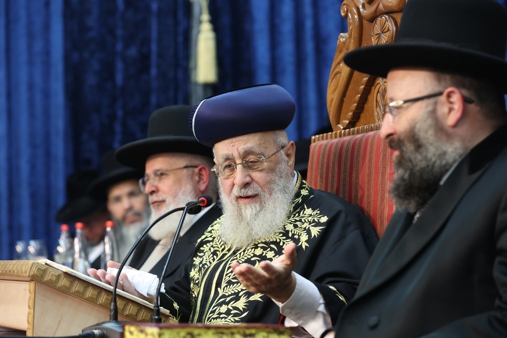 הקבלת פני רבו למרן הראש"ל הגר"י יוסף • גלריה