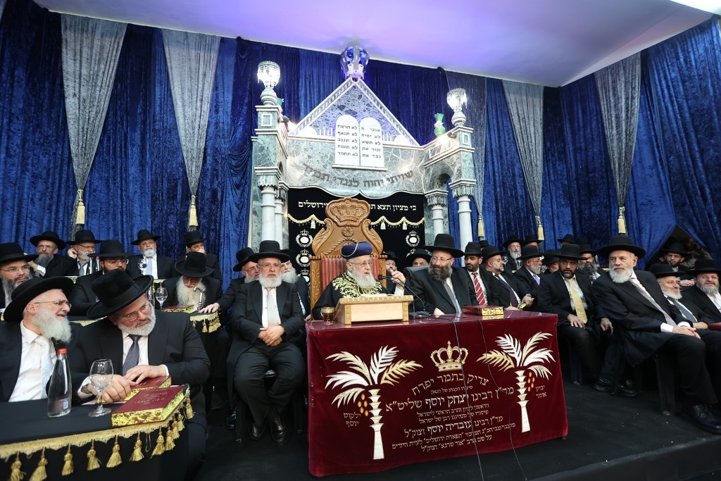 הקבלת פני רבו למרן הראש"ל הגר"י יוסף • גלריה