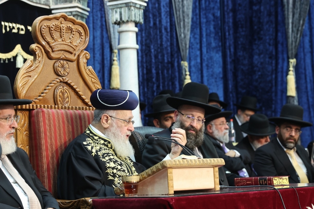 הקבלת פני רבו למרן הראש"ל הגר"י יוסף • גלריה