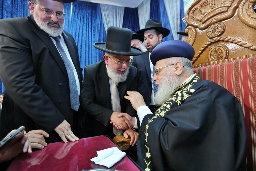 הקבלת פני רבו למרן הראש"ל הגר"י יוסף • גלריה