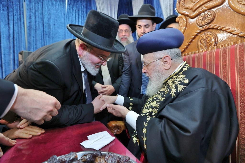 הקבלת פני רבו למרן הראש"ל הגר"י יוסף • גלריה