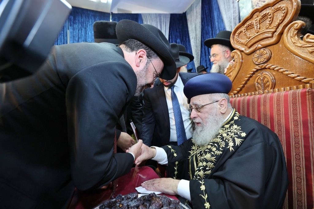 הקבלת פני רבו למרן הראש"ל הגר"י יוסף • גלריה