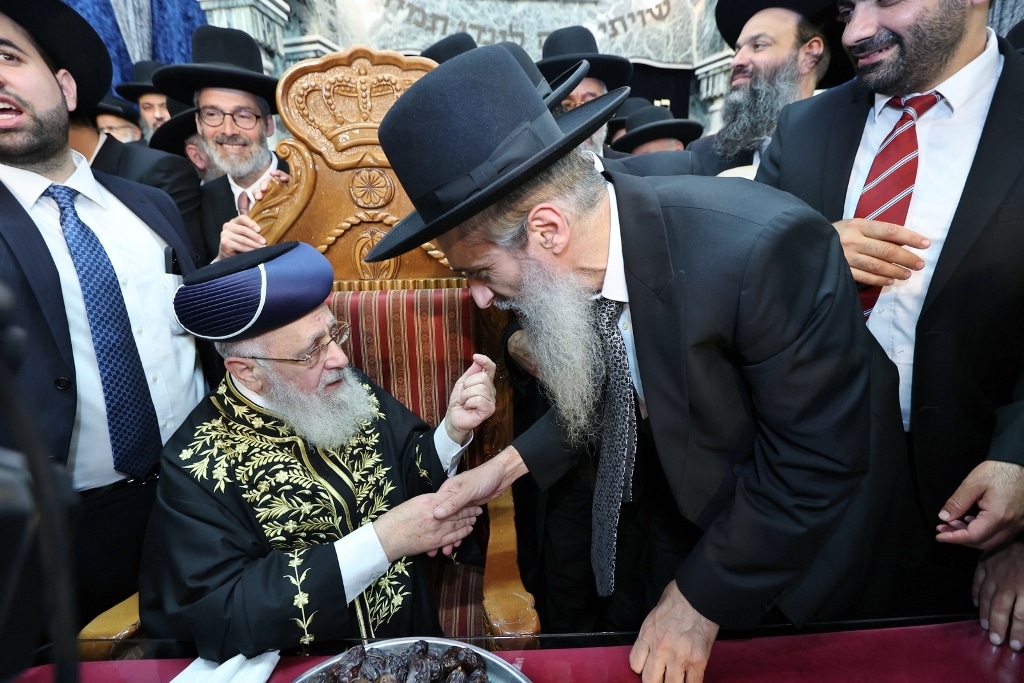 הקבלת פני רבו למרן הראש"ל הגר"י יוסף • גלריה